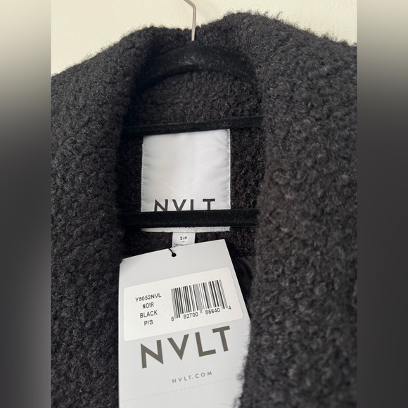 $260 NVLT Anthropologie Flat Bouclé Overcoat (new with tag) - Picture 13 of 14